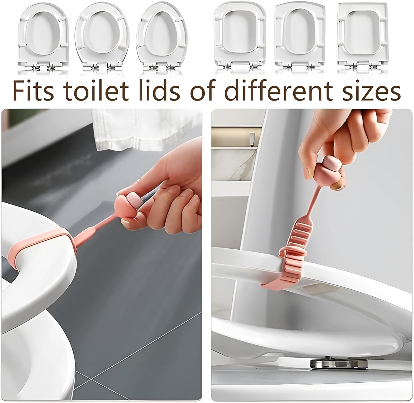 Silicone Toilet Seat Lifter Pack of 4