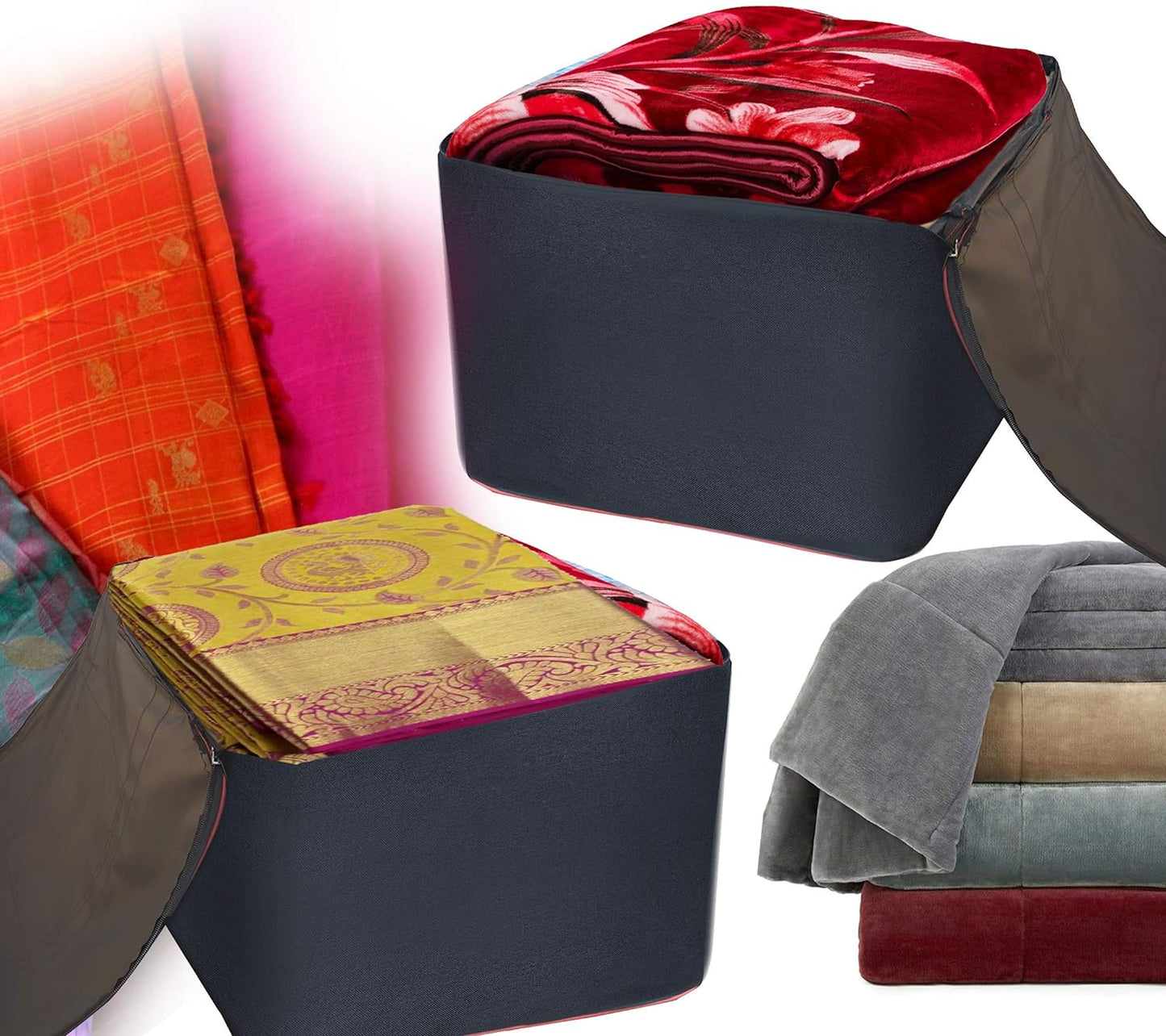 Moisture Proof Nylon Large Size Storage Bag (54 x 46 x 28 cm) BUY 1 GET 1 FREE