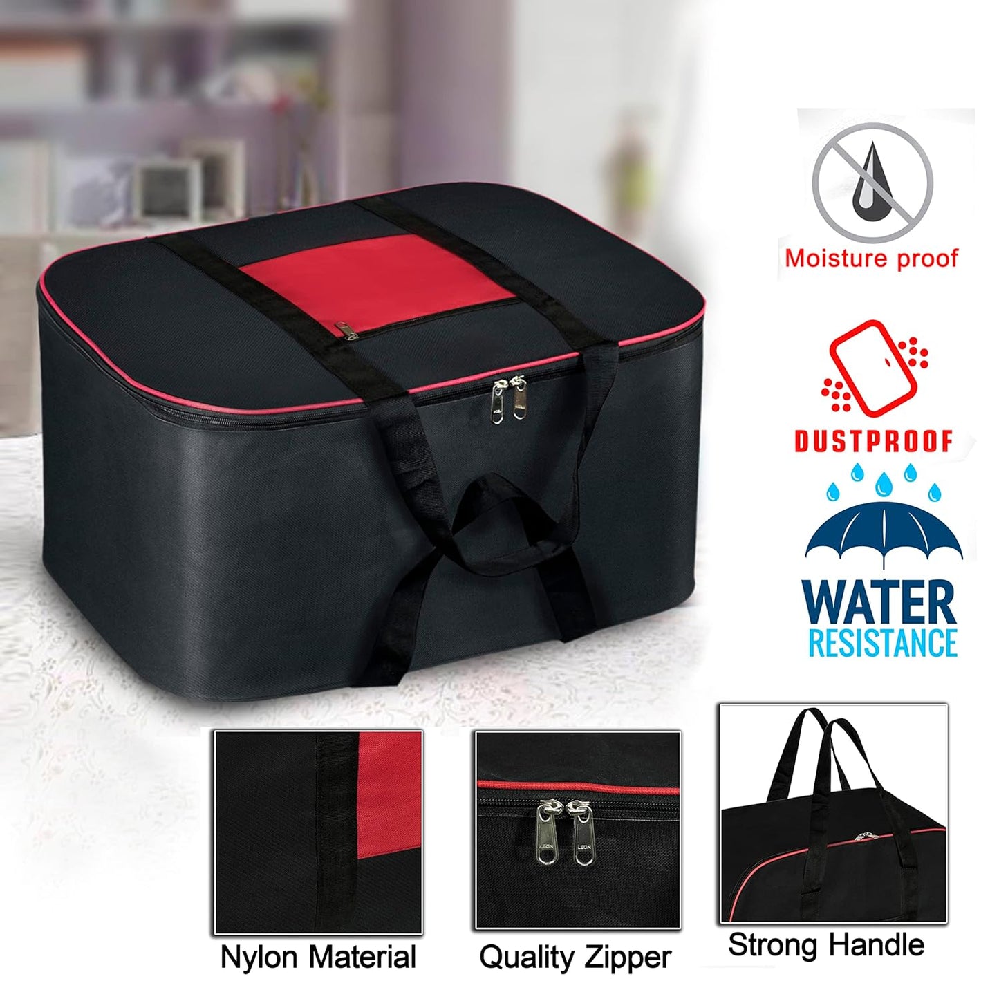 Moisture Proof Nylon Large Size Storage Bag (54 x 46 x 28 cm) BUY 1 GET 1 FREE
