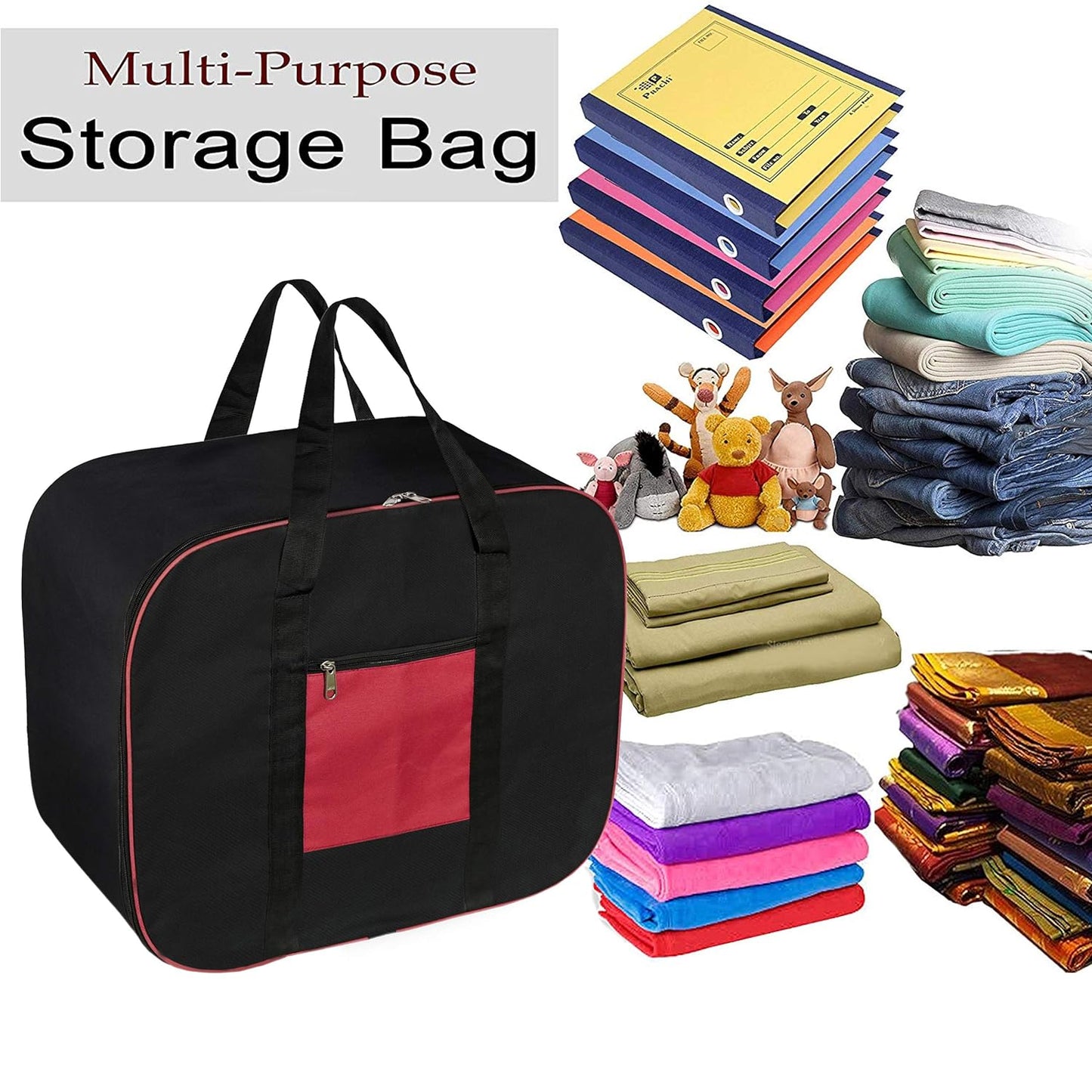 Moisture Proof Nylon Large Size Storage Bag (54 x 46 x 28 cm) BUY 1 GET 1 FREE