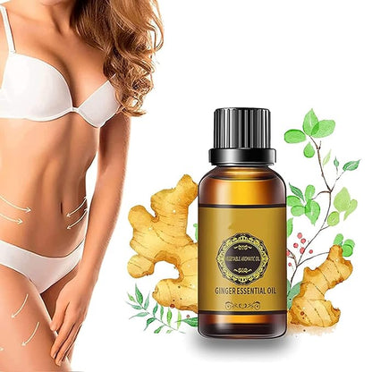 Belly Drainage Ginger oil for weight loss (Pack of 2)