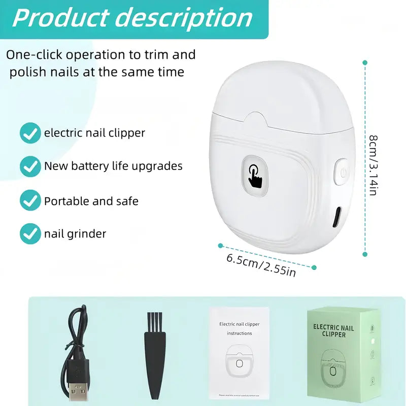 Rechargeable Electric Nail Clipper