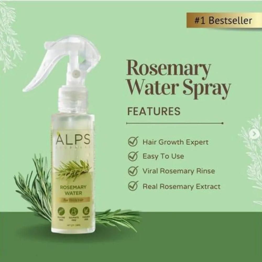Alps Goodness 100% Pure Rosemary Water, Hair Spray For Regrowth, Buy 1 Get 2 Free