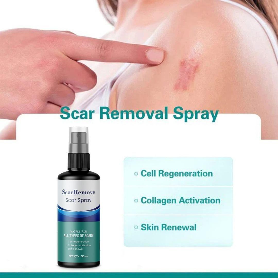 Dermatologically Tested, Scar Removal Spray 50ml (Pack Of 2 bottles)