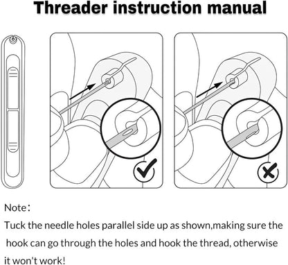 2 in 1 Needle-Threader Tool