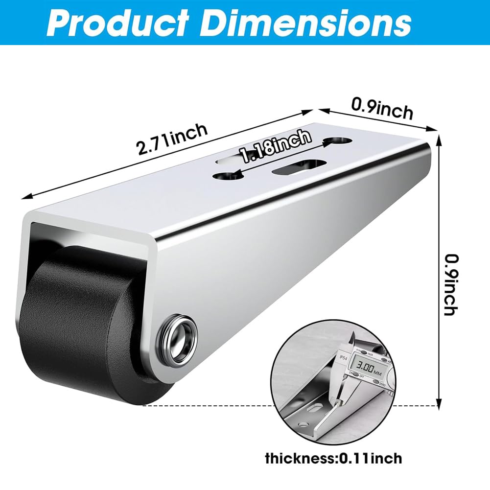 4 Pcs Small Caster Wheel