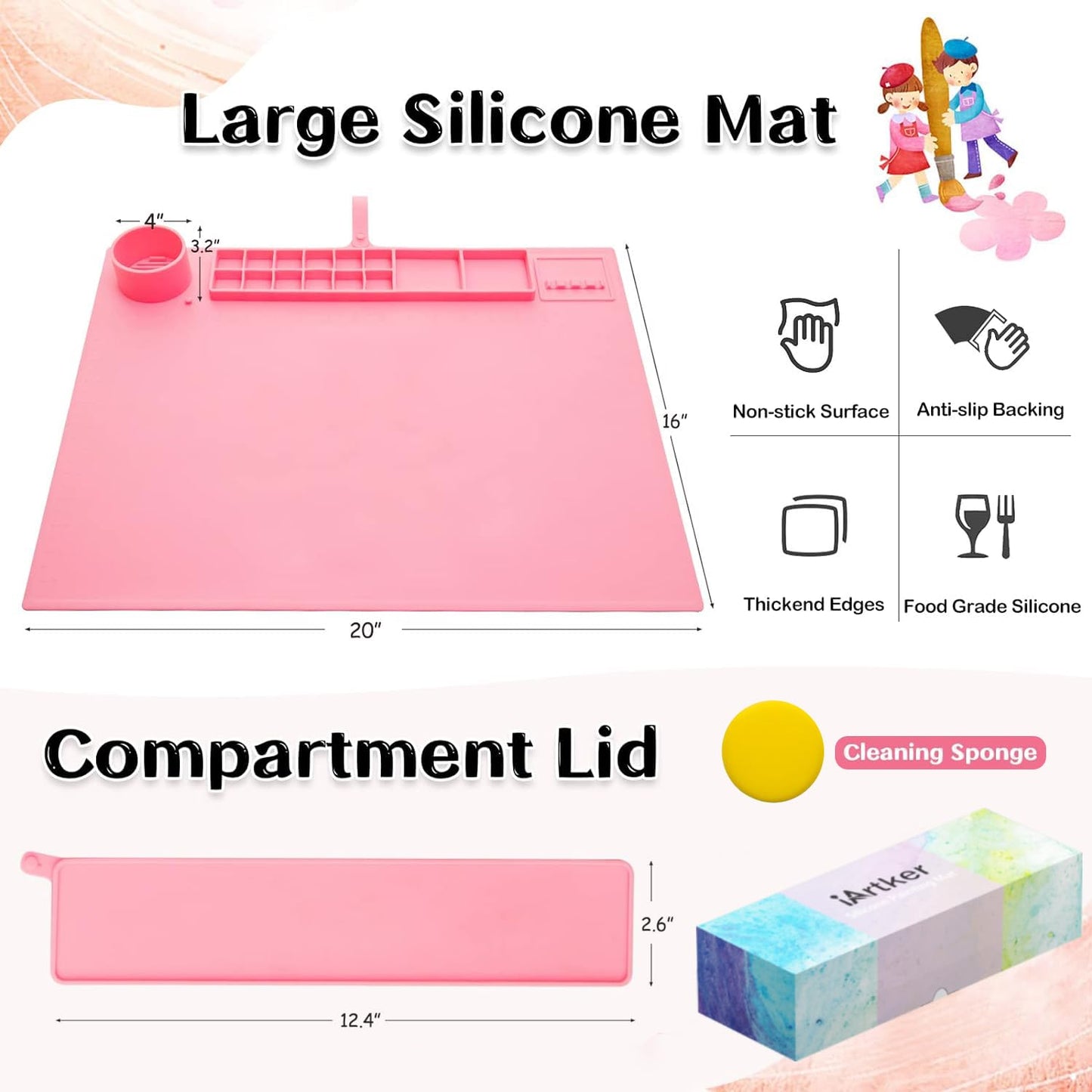 Silicone Craft Mat for Painting for Kids