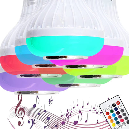 LED Music Bulb With bluetooth Speaker