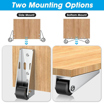 4 Pcs Small Caster Wheel