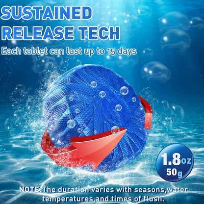 Toilet Cleaning Tablet, kills bacteria 🦠 and germs instantly