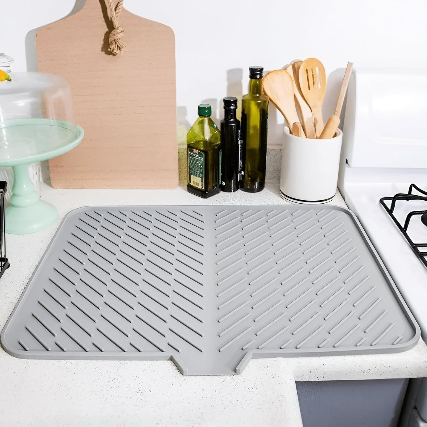 Silicone Dish Drying Mat for Kitchen