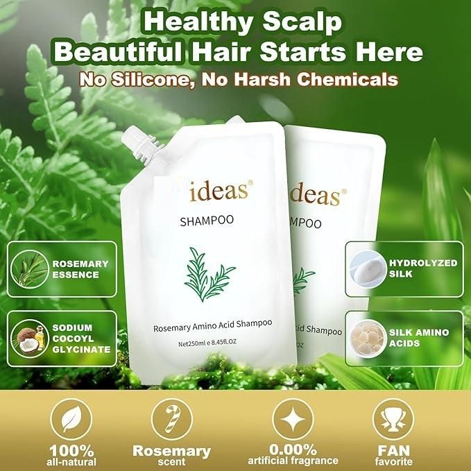 Rosemary Amino Acid Shampoo 100ml Each (Pack of 2)