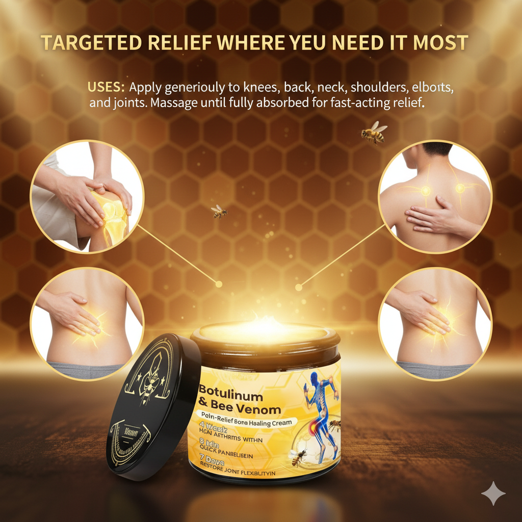 Bee Venom, Back Pian relief cream (Pack of 2)