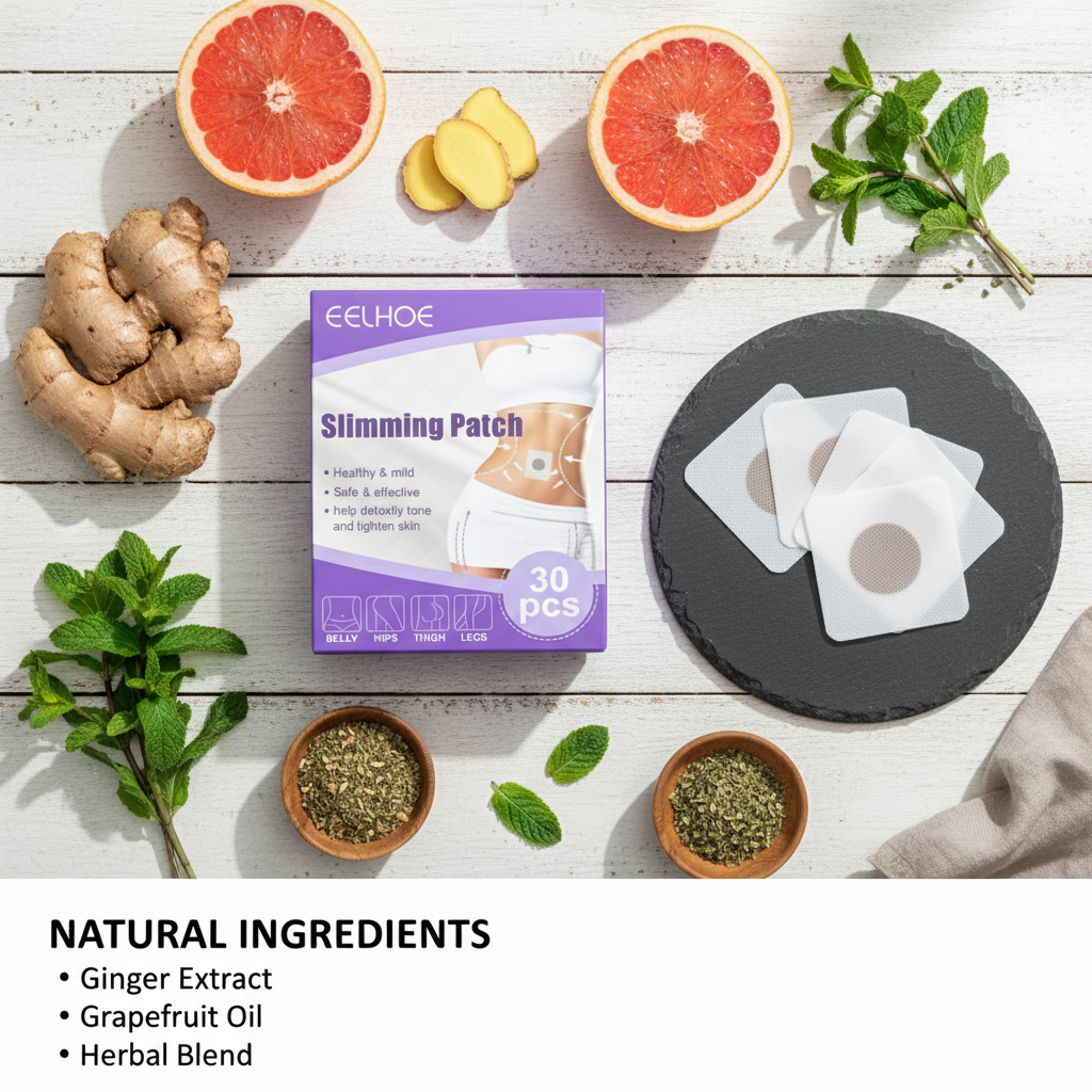 Slimming Body Patches, Weight loosing Belly Button Patches (30 Patches for 30 days course)