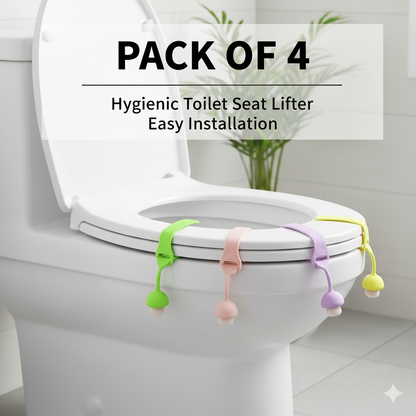 Silicone Toilet Seat Lifter Pack of 4