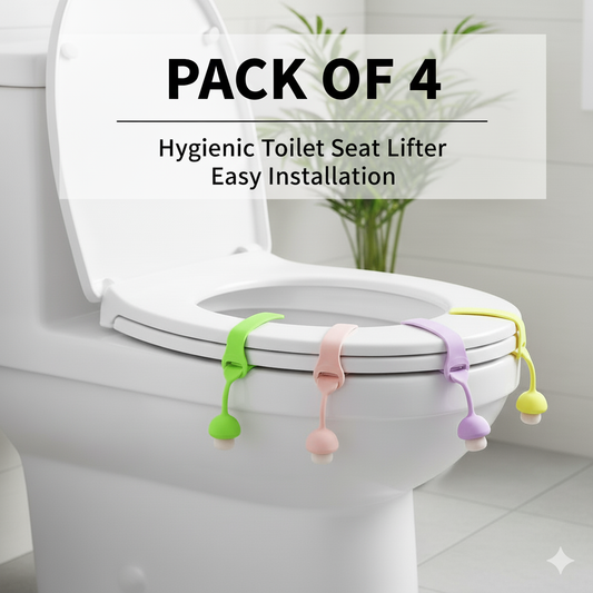 Silicone Toilet Seat Lifter Pack of 4