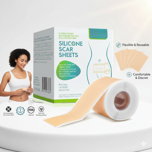 Silicone Scar Sheets, Silicon gel sheets for Scars Transparent Medical Silicone Gel Tape