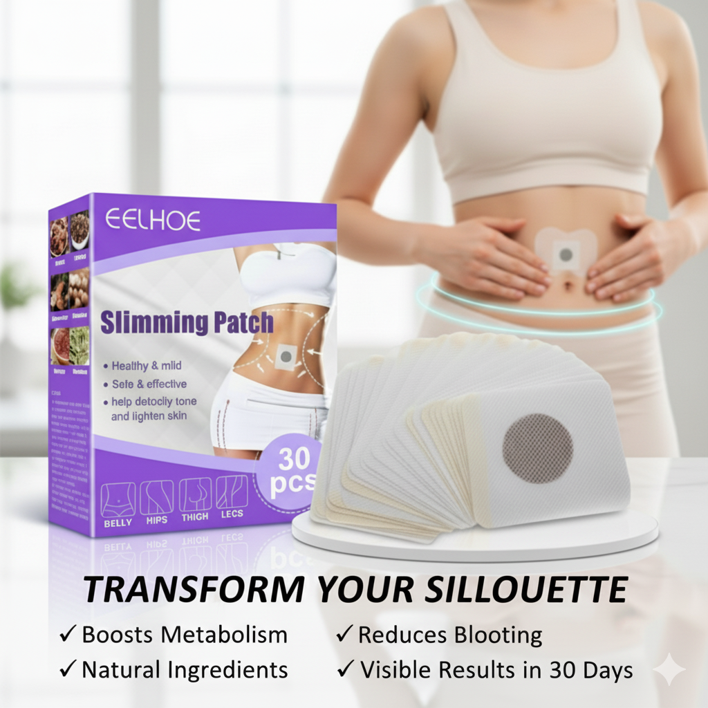 Slimming Body Patches, Weight loosing Belly Button Patches (30 Patches for 30 days course)