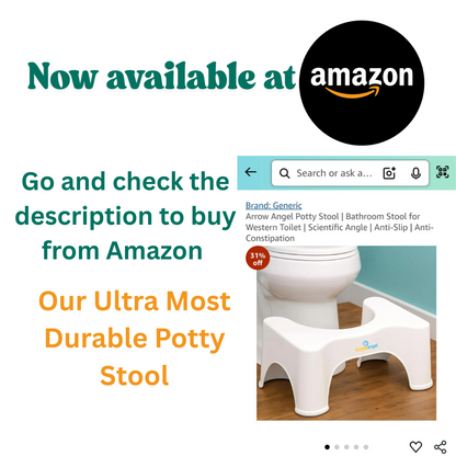 Potty Stool with Doctor's Approved 🩺👨🏻‍⚕️🚽