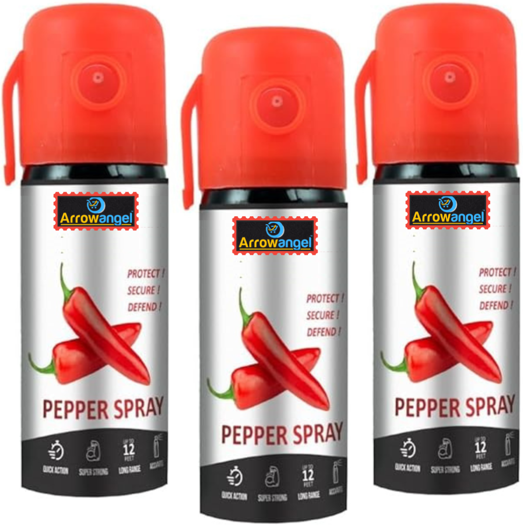 Super-Strong Self Defence Pepper Spray for Women Safety, 10 Feet Range, 25+ Bursts