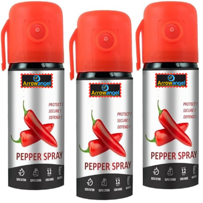 Super-Strong Self Defence Pepper Spray for Women Safety, 10 Feet Range, 25+ Bursts