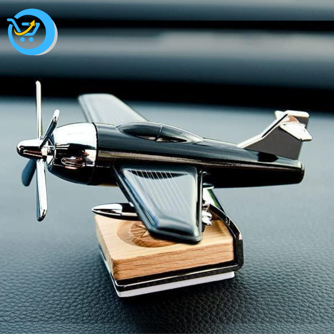 Solar Shark Fighter Aircraft Voiture Aromathérapie Parfum Avion Rotation  Automatique Lumière Parfum Déodorant Durable Créatif Cadeau D'anniversaire  Po