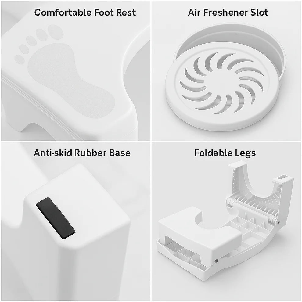 Potty Stool with Doctor's Approved 🩺👨🏻‍⚕️🚽